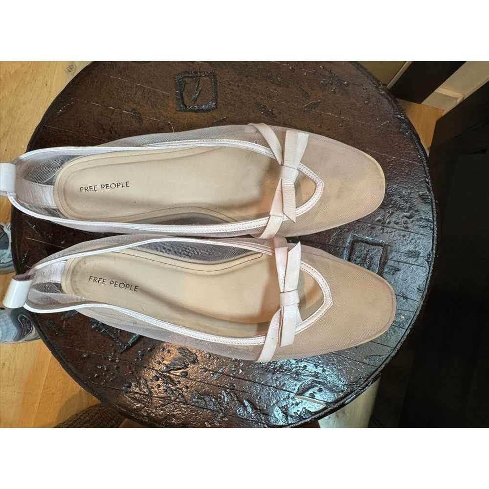 Women's Free People Ballet Flats Size 10 Pink - Picture 2 of 7